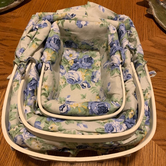 3pc Floral Basket Set - Picture 3 of 15